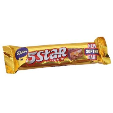 Cadbury 5 Star Chocolate Bar, 40g